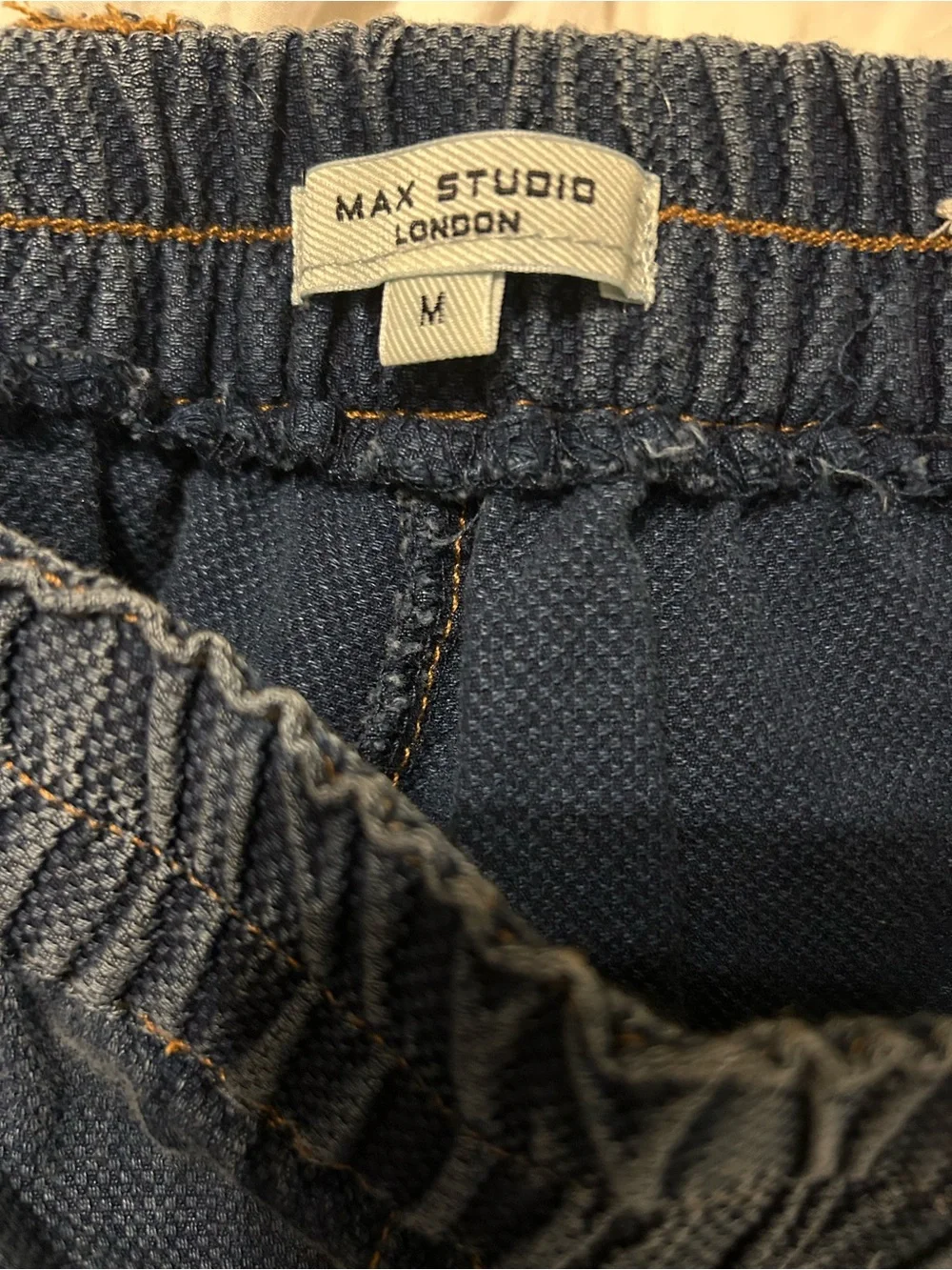 MAX Studio denim soft barrel leg pants - Picture 8 of 8